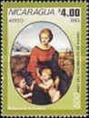[Pintura. V Centenario del nacimiento de Rafael, 1.483 - 1.520. Aéreos., tipo BJG]