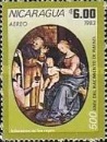 [Pintura. V Centenario del nacimiento de Rafael, 1.483 - 1.520. Aéreos., tipo BJI]